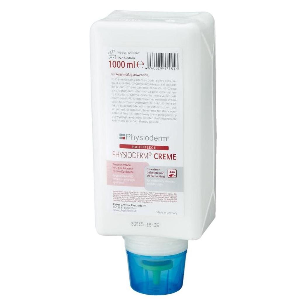 PGP Physioderm Hautpflege Creme intensiv rückfettend 1000 ml Faltflasche (Körpercreme, 1000 ml) (14009001)