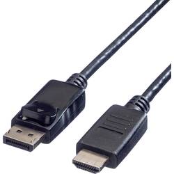 VALUE DisplayPort Kabel DP - HDTV, ST/ST, schwarz, 1 m 11.99.5780