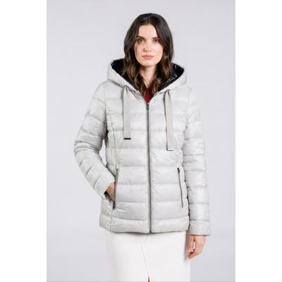 Langjacke FREAKY NATION "T-Malinska-C", Damen, Gr. M (38), weiß (silberfarben), Oberstoff: 100% Polyester. Futter: 100% Polyester, normal, Jacken Langjacke