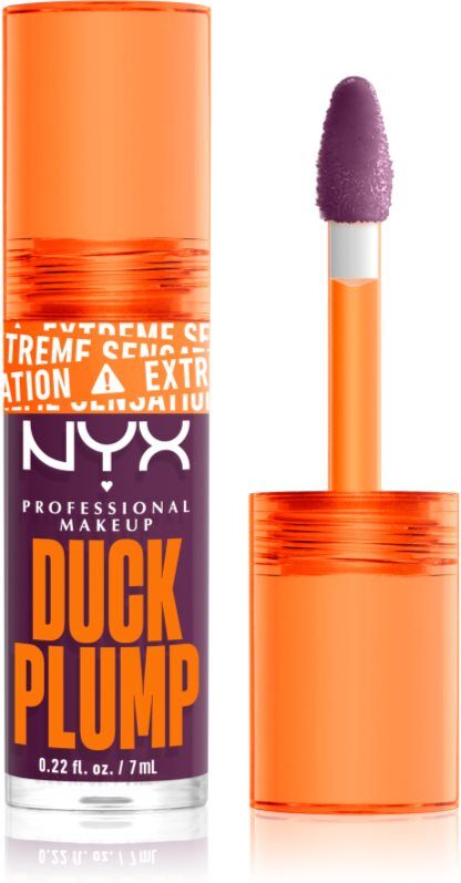 NYX Professional Makeup Duck Plump lip gloss with magnifying effect shade 17 Pure Plump 7 ml