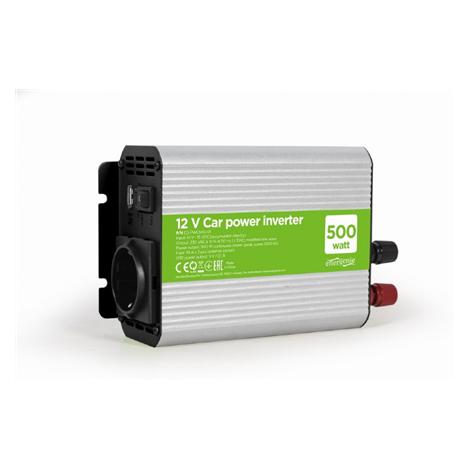 Energenie power adapter/inverter Auto 500W Aluminium schwarz EG-PWC500-01 (EG-PWC500-01)