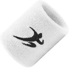 Multisell Products Hub Breathable Sports Wristband, Elastic Sweat Band, Protective Gear For Running, Badminton, Unisex Wrist Protector white
