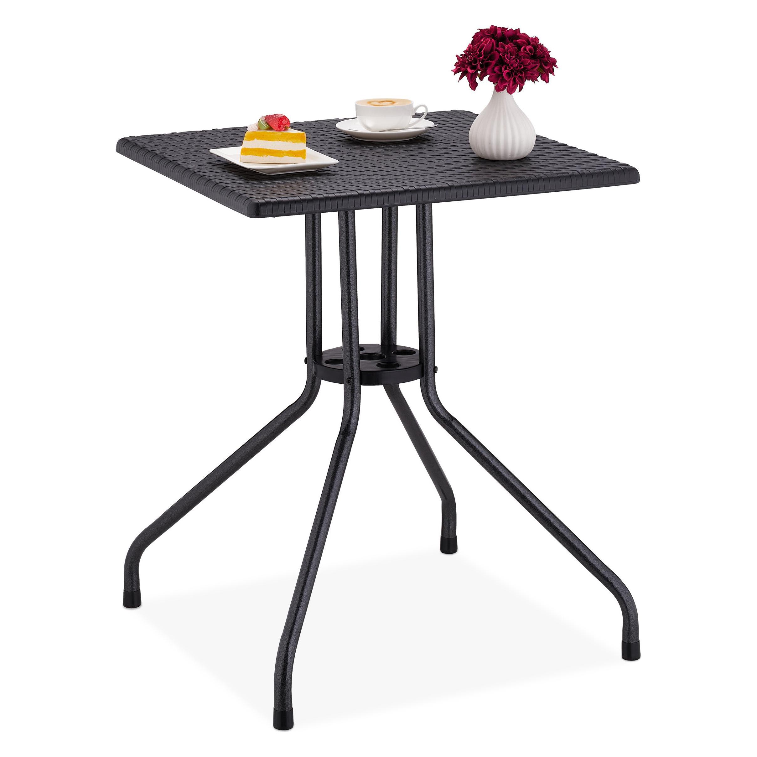 Relaxdays Gartentisch (61 x 61 x 75 cm) (4052025457112)
