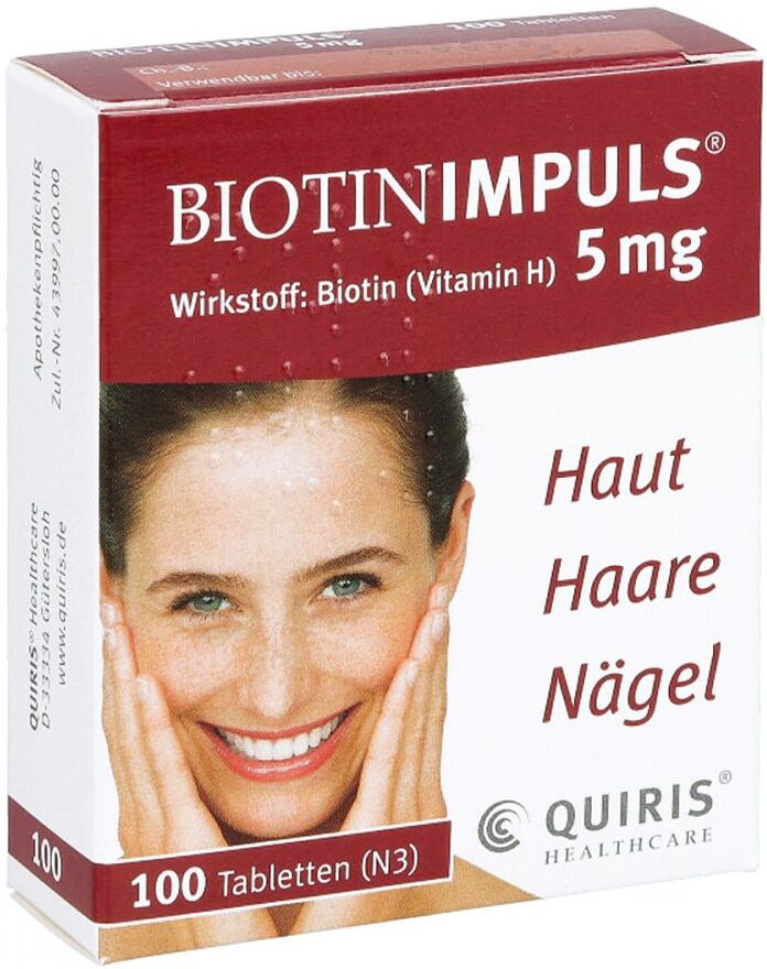 Biotin Impuls 5 mg Tabletten 100stk