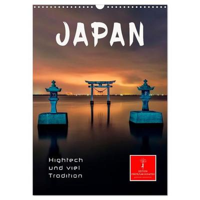 Japan - Hightech und viel Tradition (Wandkalender 2027 DIN A3 hoch), CALVENDO Monatskalender