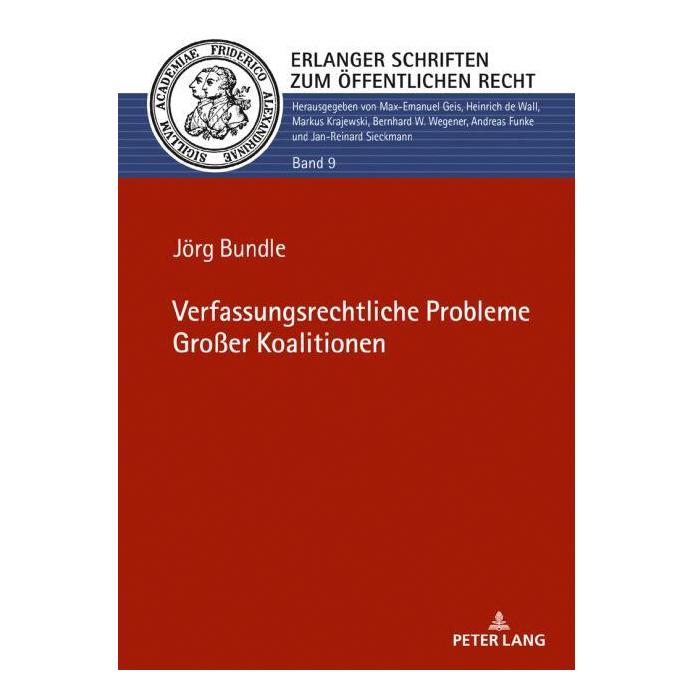 Peter Lang Bundle:Verfassungsrechtliche Probleme G (Deutsch, Hardcover, Jörg Bundle) (67839620)