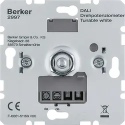 Hager/Berk DALI Drehpotenziometer Tunable white 2997