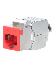 Intellinet Cat6a 10G STP Keystone-Modul rot CAT 6a Rot (791311)