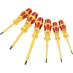 Wera 1060 i/1062 i/6 Schraubendrehersatz Kraftform VDE, 6-teilig - 05051575001