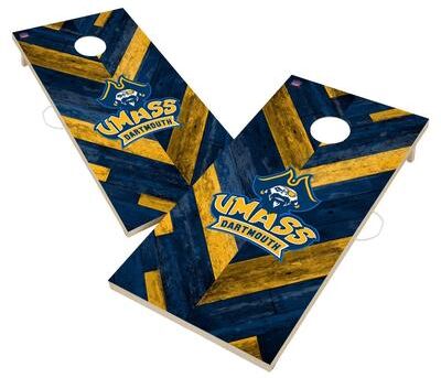 Skip's Garage Massachusetts Dartmouth Corsairs Cornhole Board Set
