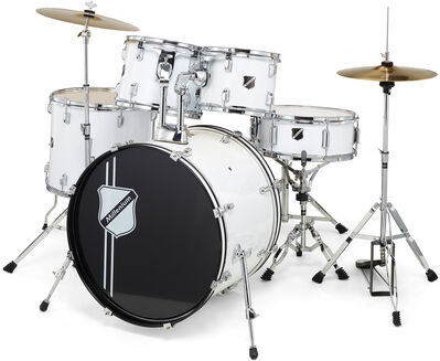 Millenium Focus 20 Drum Set White Blanc