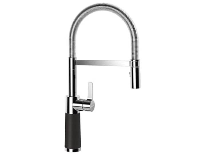 SCHOCK Küchenarmatur SC-550 Onyx – Hochdruck Armatur CRISTALITE mit Festauslauf und Standard Norm-Anschlüssen