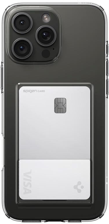 iPhone 16 Pro Max Spigen Crystal Slot Bagside Cover - Gennemsigtig