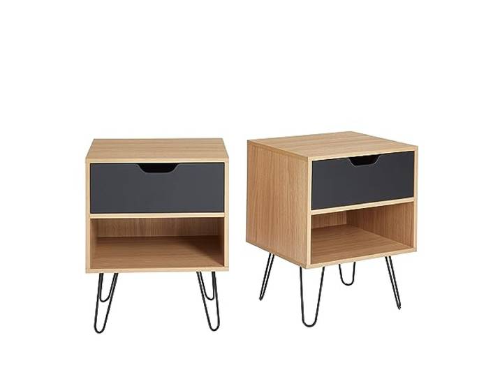 BAÏTA Duo Nachttisch, 40 cm, 2 Stück