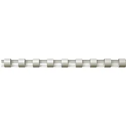 Fellowes Plastikbinderücken COMB 5346206 12mm weiß 100 St./Pack.