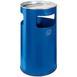 kaiserkraft Kombiascher, Abfalleimer, Blau