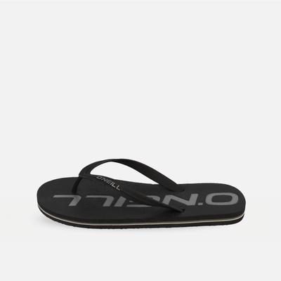 Sandale O'NEILL "PROFILE LOGO SANDAL MEN LOW", Herren, Gr. 45, schwarz, Synthetik, Schuhe Sandale