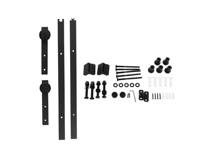 Scheunentor-Hardware-Set, 1,5 M, Einzelnes Scheunentor-Hardware-Rollenset For Innenräume, Lagerschrank