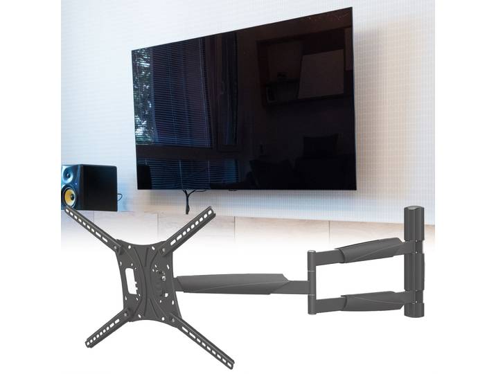 Universelle TV Wandhalterung, vollbeweglich, 13 bis 86 Zoll, 60 kg