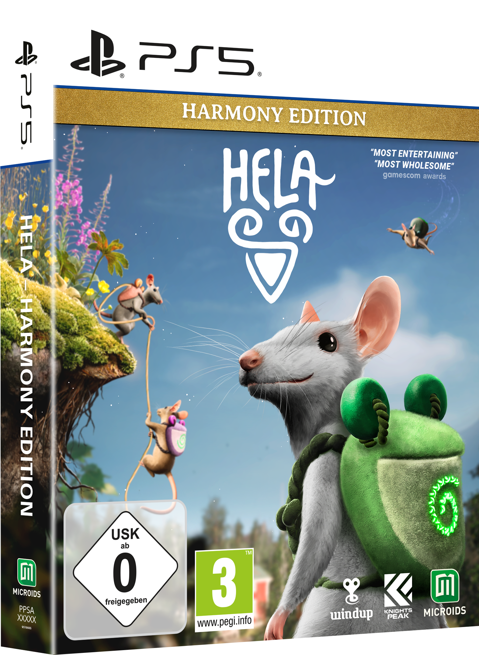MICROIDS Spielesoftware "PS5 HELA: Of Mice & Magic Harmony", weiß, neutral, PlayStation 5, Spielesoftware, Spielesoftware