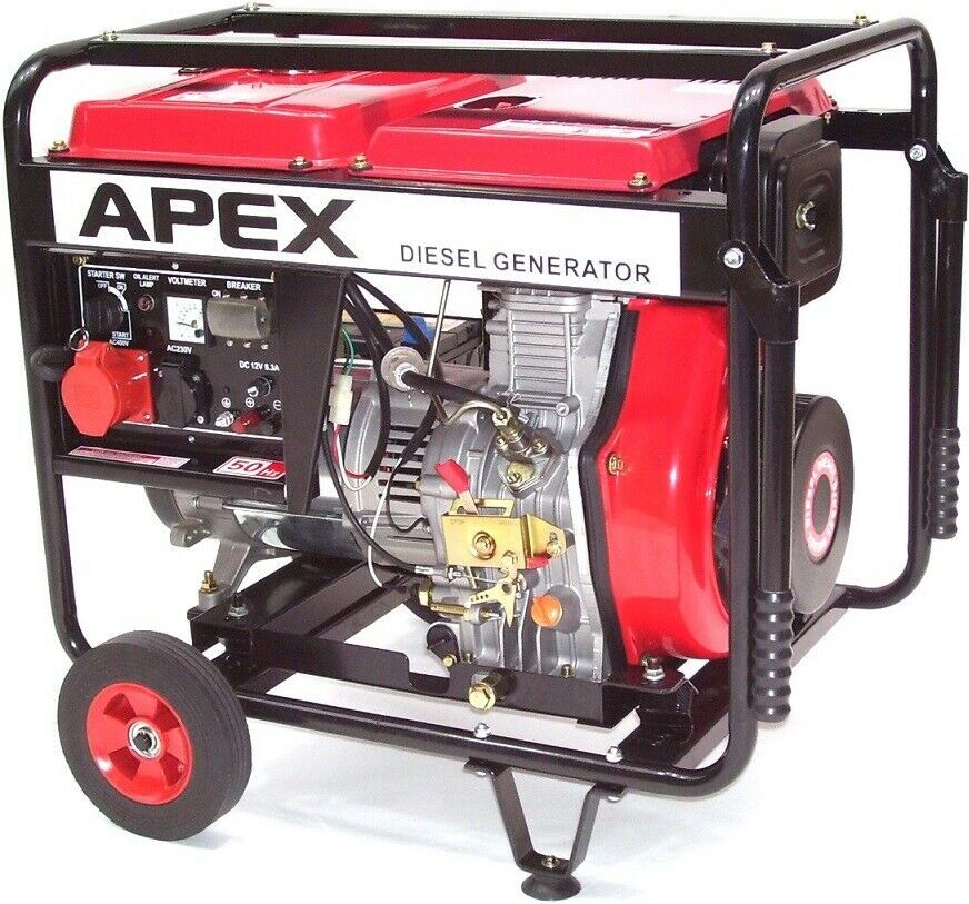 E-Start Diesel Stromerzeuger Generator 5500 400V Notstromaggregat 06281