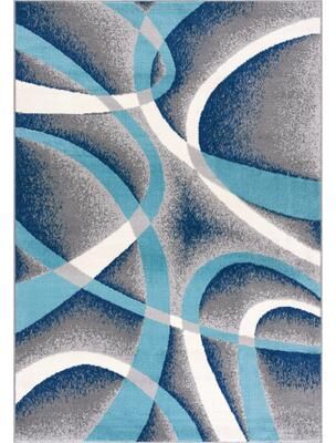 MDA Rugs Waves Collection Abstract Area Rug