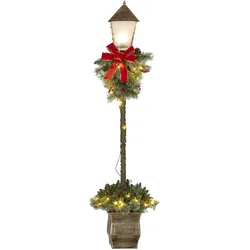 150 cm Weihnachtslaterne Weihnachtsbeleuchtung mit 50 LED-Lichterkette Metall