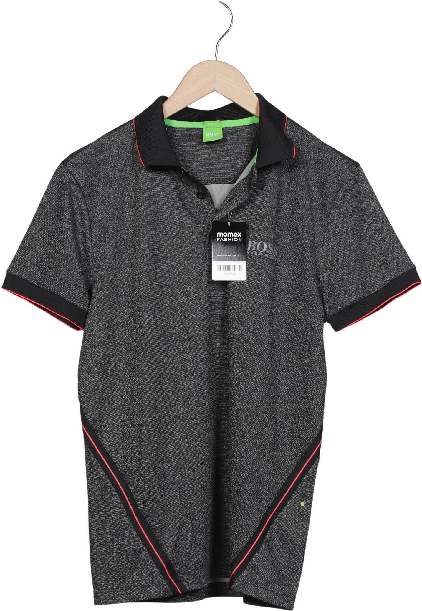 Boss Green Herren Poloshirt, Grau, Gr. M, Synthetik - Second Hand
