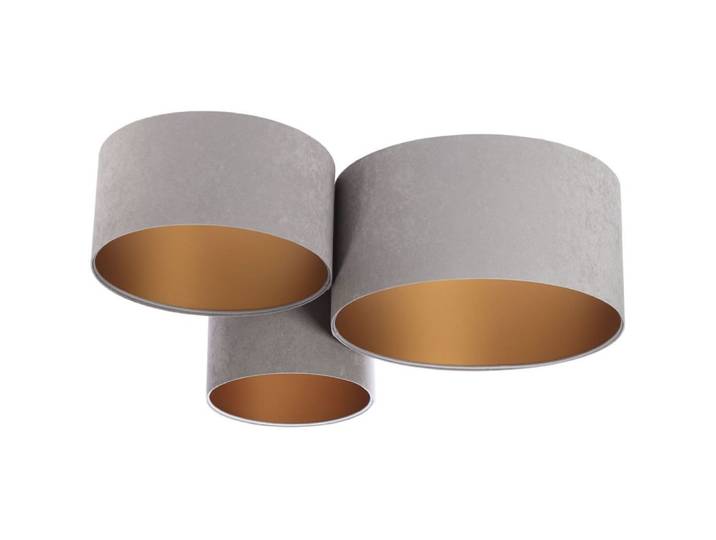 Plafonnier en tissu trio