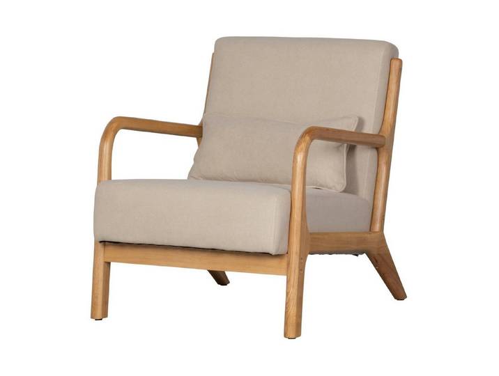 WOOOD Sessel Mark, Beige