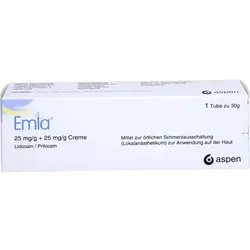 Emla 25 mg/G + 25 mg/G Creme 30 G