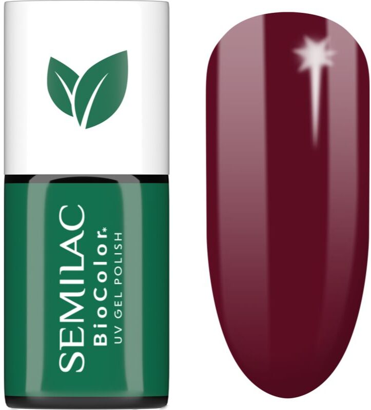 Semilac UV Hybrid BioColor gel nail polish for UV/LED hardening shade 727 Violet Butterfly 7 ml