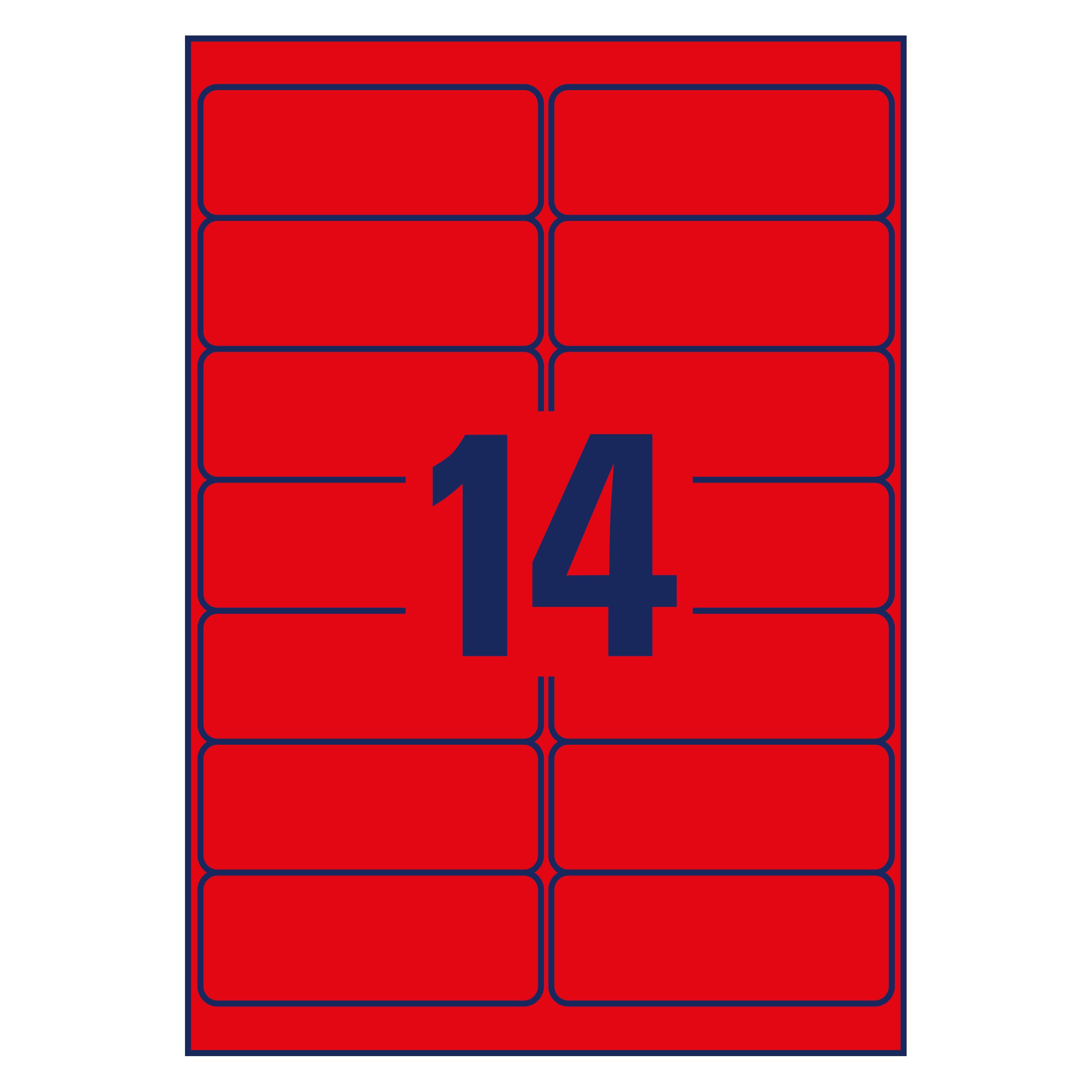 Avery Dennison L7263R Etiketten (L7264R-25)