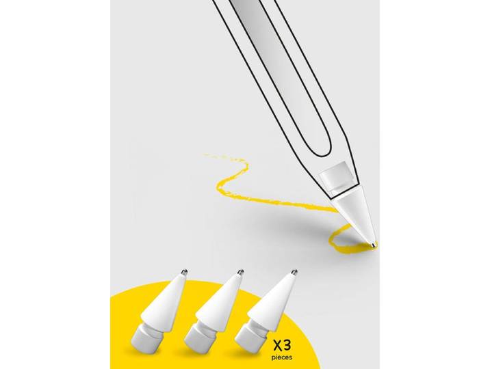 Doodroo DDAPTIPSM - Vervangende Metalen Tips - Maximale precisie en gevoeligheid - Wit