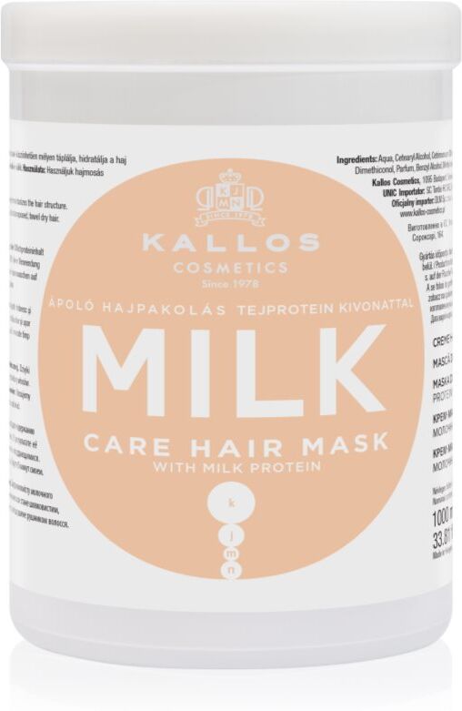 Kallos KJMN Professional Milk masque aux protéines de lait 1000 ml