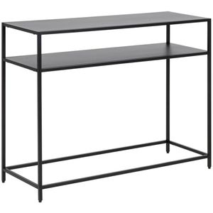 AC-Design Konsolentisch Newcastle, schwarz, 100 x 79 x 35cm (B/H/T), Metall