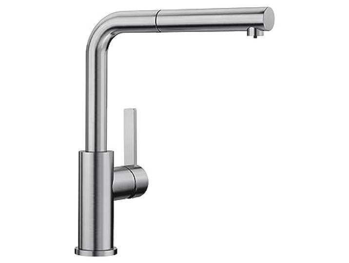BLANCO LANORA-S Küchenarmatur Mit herausziehbarem Schlauch [9,7x26,1x29,6 cm] Niederdruck Wasserqualität & wassersparend Rückflussverhinderer Keramik Kartusche