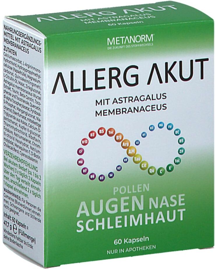 METANORM Allerg Akut Kapseln 60stk