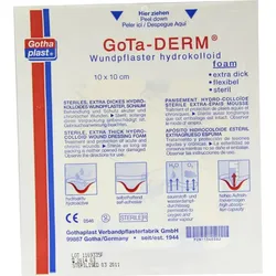 Gotha-Derm Foam Hydrophil 10x10cm 1 ST
