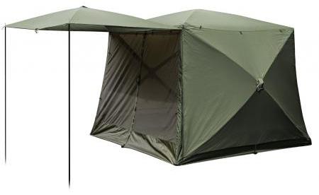 Zelt Cube Shelter MKII, 2,4x2,4x2m, Gesellschafts- & Kochzelt, Stecksystem, 2m Stehhöhe, 30s Aufbau