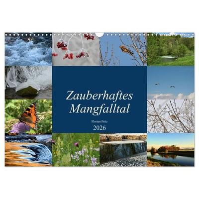 Zauberhaftes Mangfalltal (Wandkalender 2026 DIN A3 quer), CALVENDO Monatskalender