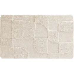 WECONhome Badteppich Davie creme weiß 55x65 cm