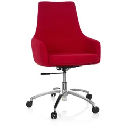 hjh OFFICE Home Office Bürostuhl SHAKE 100 Stoff mit Armlehnen