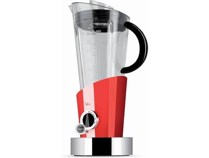 BUGATTI\, Vela Evolution\, mixeur électrique pour milk-shakes et smoothies\, fonction broyeur à glace incluse\, 4 vitesses\, capacité 1\,5 litre\, 500 W\, design innovant (Rouge)