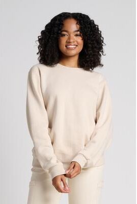 Jerzees 701MR Eco Premium Blend Crewneck Sweatshirt in Putty size 3XL   Cotton/Polyester