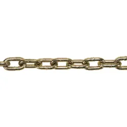 Schweißkette ähnlich DIN 766 gelb-Zn A 4,0 30m - gelb