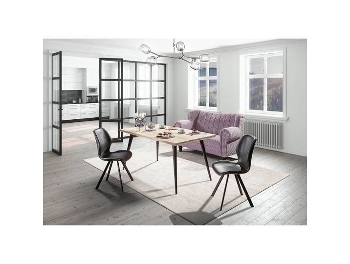 Küchensofa Picos 2-Sitzer 168 x 96 x 75cm Pink/Altrosa