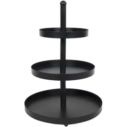 Etagere BLACK (H 35 cm) - schwarz - H 35 cm