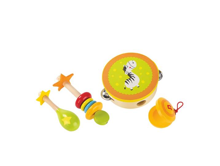 KIDWAY- Mon set de musique en bois - Eveil 1er âge - 2 ans et +