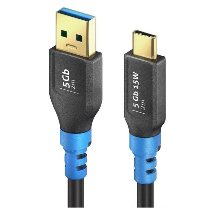 Purelink FlexInstall USB-C auf USB-A Kabel USB 3.0 5Gbps 2.00m - Installer Pack 20 stk. (2 m, USB 3.2 Gen 1, 15 W) (FI-U320-020-PCK)